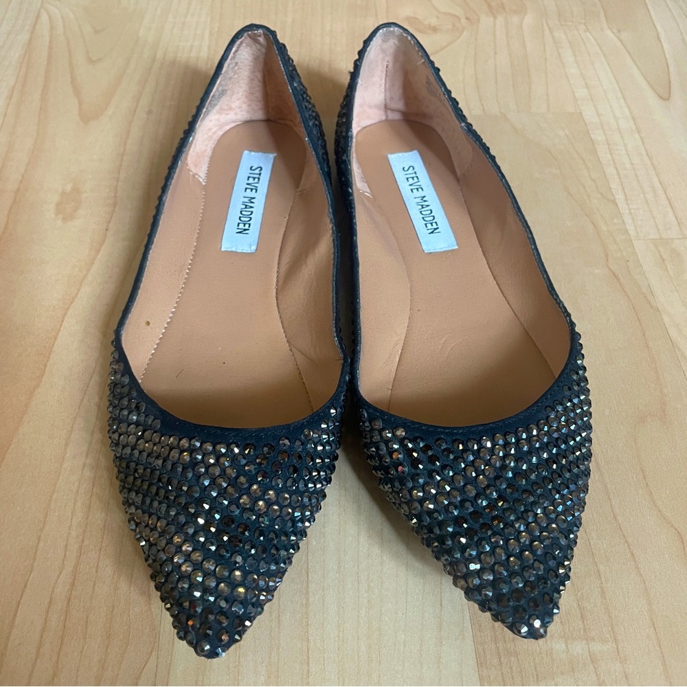 🌸 5 for $25 // Steve Madden glitter flats 7